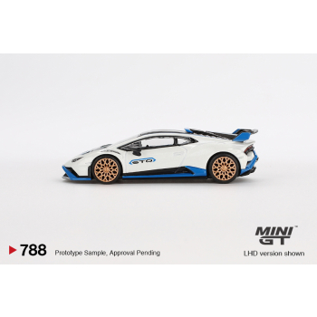 Lamborghini Huracan STO 2023 Bianco Asopo - skala 1:64 - Mini GT